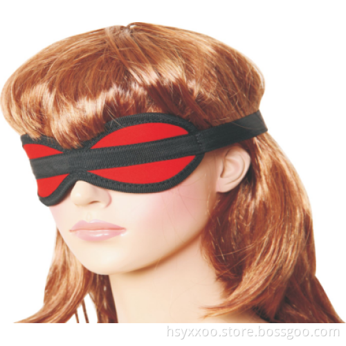 Cloth Mask Blindfold For Adult Games Red and black Blindfold Eyeshade Sex Toys For Couple Adult Sex Products